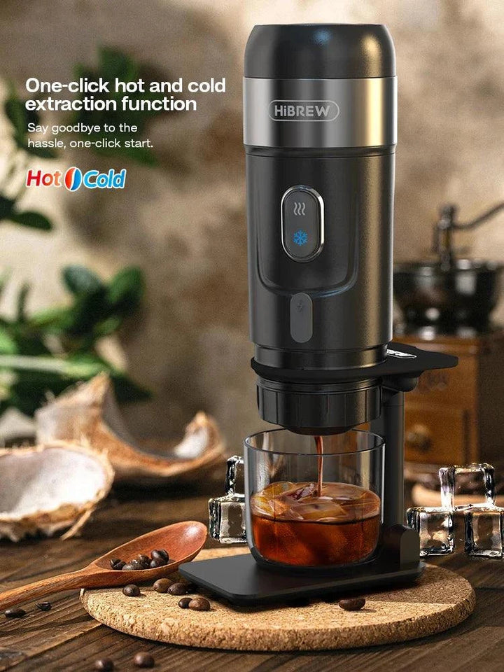HiBREW Portable Coffee MachineIntroducing the HiBREW Portable Coffee Machine:

Incorporating precision engineering and a sleek, compact design, this innovative device ensures exceptional brewing crownroastcoffeecrownroastcoffeePortable Coffee Machine
