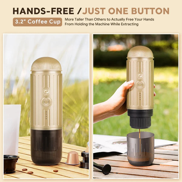 Electric Portable Espresso Coffee Maker - crownrostacoffee
